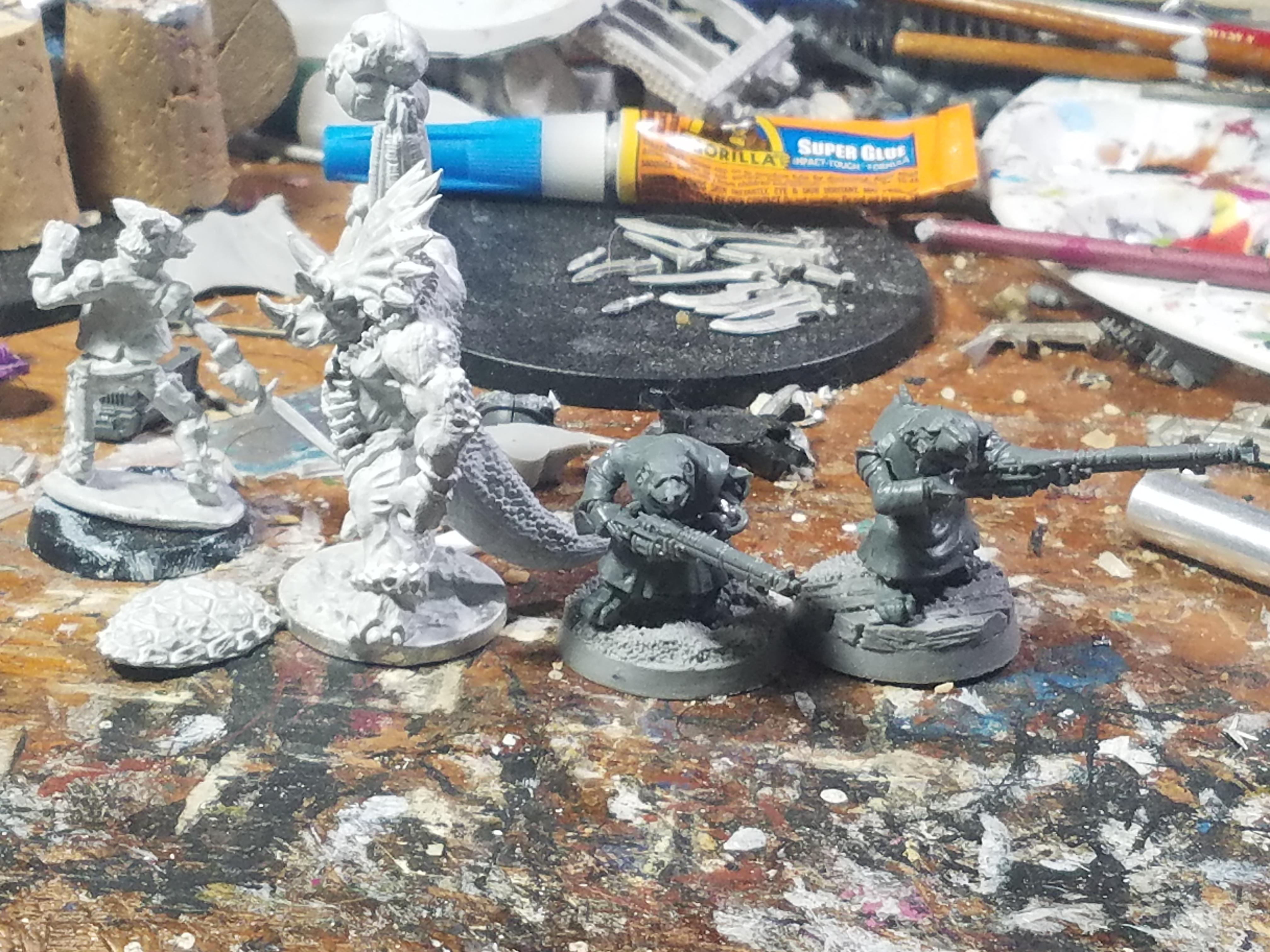 Bronze Age Miniatures, Citadel Miniatures, Dinosaur, Reaper Miniatures